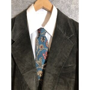 Members Only Blazer 46L Brown Corduroy Sport Coat Jacket Career Casual Classic